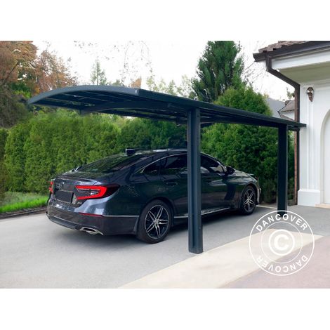 Carport Boston, 3x5x2.4 m, Grey - Dancover