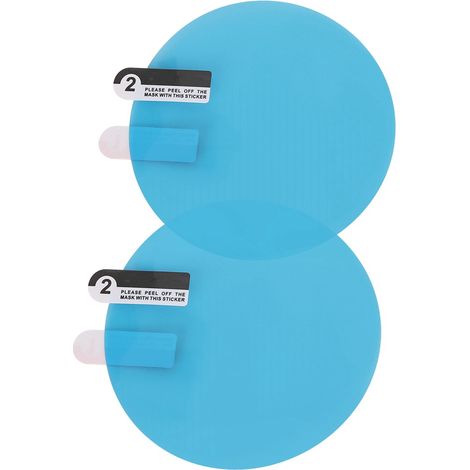 Autocollant film protecteur anti-buée anti-pluie pour rétroviseur véhicule 80 mm (1/5)