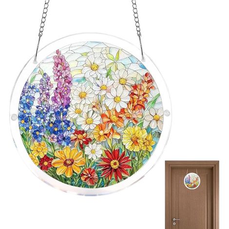 für Fenster 19 cm flach mit Kette aufhängbare Dekoration