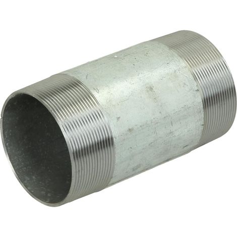 Nipple double galvanisé 4'' x 150 mm