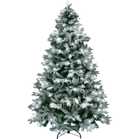 [GEBRAUCHT] B-Ware Shatchi Weihnachtsbaum Christbaum Kunstbaum Lapland Schnee 320 Led Lichter 2,1 M