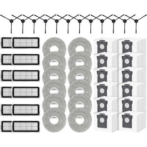 Pour Cecotec Conga X50/X50 X-Treme pièces accessoires brosses principale/latérale filtre HEPA serpillière sac poussière (1/5)