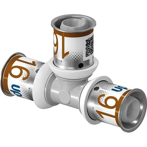 Uponor S-Press PLUS Press-T-Stück 1039947 32 x 32 x 32 mm, PPSU (1/3)