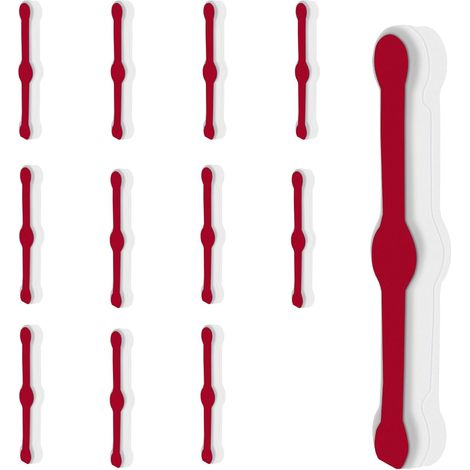 Fensterclip für Moskitonetze, 12 Befestigungsschlaufen für Fliegengitterfenster, Montage ohne Bohren für Küchen- und Balkontüren, insektenabweisendes Moskitonetz, Weiß (1/5)