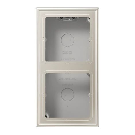Jung ES2582A-L scatola a superficie in acciaio inox argento