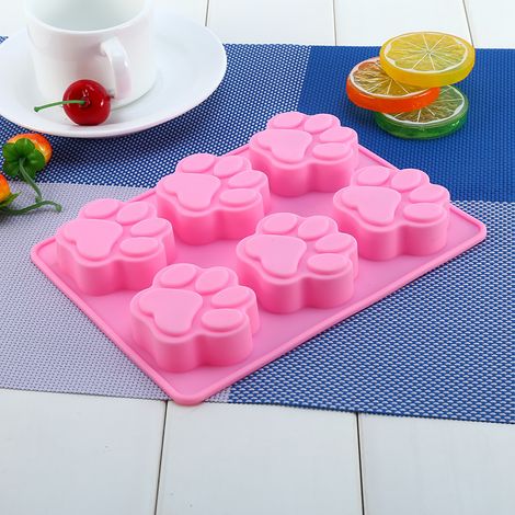Moule en Silicone pour Empreintes de Pattes - Idéal pour Chocolats, Glaçons et Pâtisseries DIY (1/5)