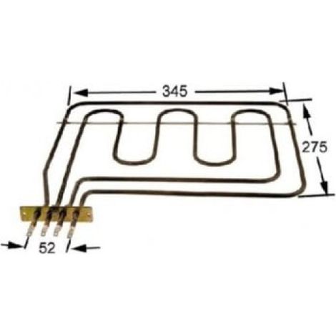 Resistencia Grill Balay 2500W  C.O. 00363351  Modelos 3HC500B, HBN2151
