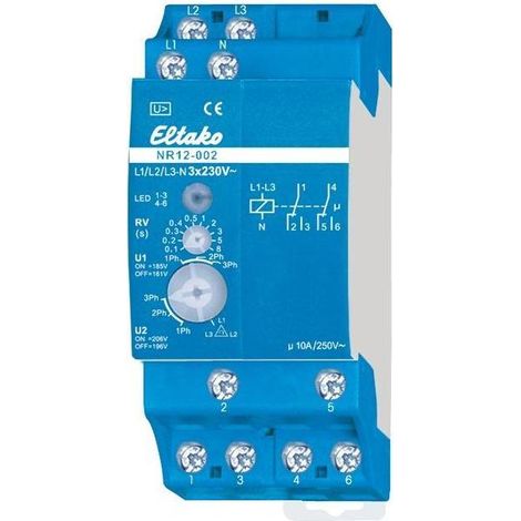 Eltako Netzüberwachungsrelais 2W pot.frei 10A/250V NR12-002-3x230V (1/5)