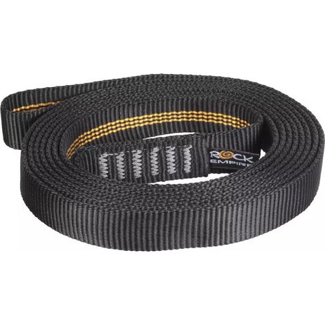Tracolla Rock Empire Open Sling PA nera, 20 mm, 150 cm