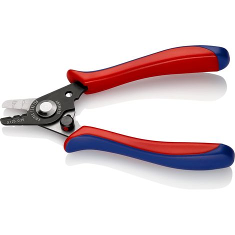KNIPEX 12 82 130 SB Pinza spelacavi per cavi a fibre ottiche rivestiti in resina sintetica brunita 130 mm (1/3)