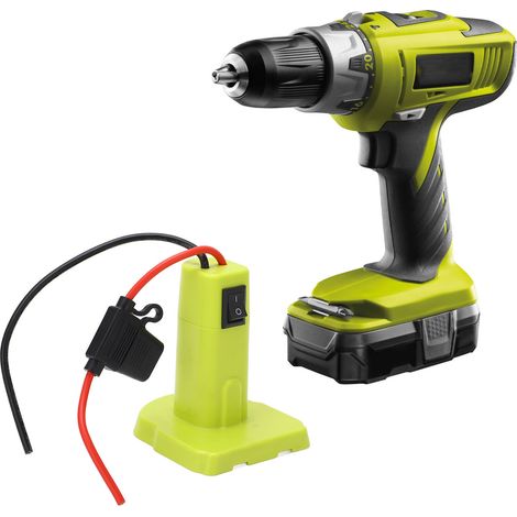 Compatible avec les outils électriques RYOBI, connecteur de sortie DIY pour batterie nickel-lithium avec câble (1/5)