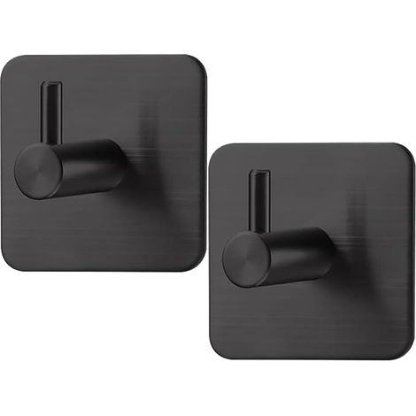 Sollbry 2 Pièces Accroche Torchon Cuisine en Acier InoxydableAdhesive Brossé Crochet Torchon Cuisine Sans Percage Porte Torchon Pour Salle De Bain (1/4)