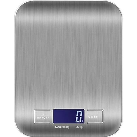 Balance électronique de cuisine commerciale 5kg/0.1G balance de cuisine multifonctionnelle en acier inoxydable cuisson domestique