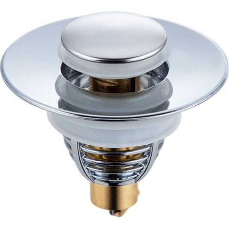 bondes lavabo 32-42mm - universelles, pop-up, 2 joints, anti-colmatage (1/4)