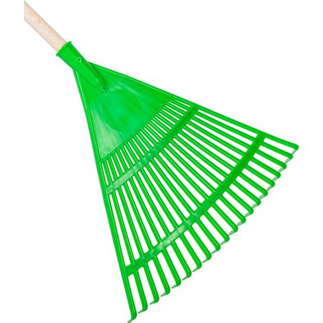1PZ SCOPA DA GIARDINO IN PLASTICA TRIANGOLARE (1/2)