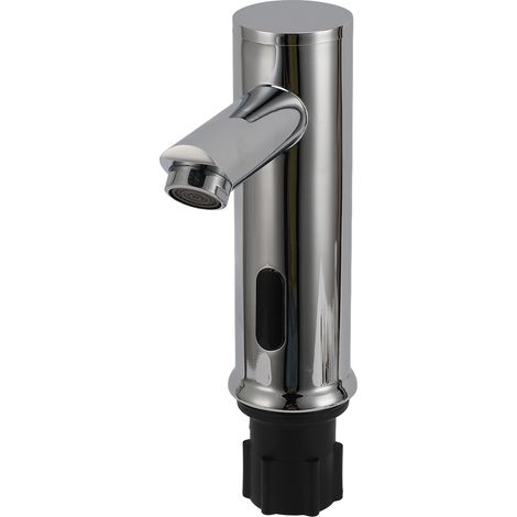 Robinet sans contact cuivre filetage mâle G1/2 à piles capteur infrarouge automatique avec filtre intégré (1/5)