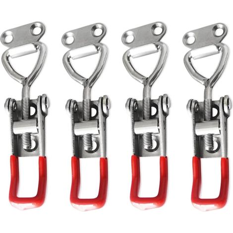 de 4 verrous en acier inoxydable avec boucles réglables (1/5)