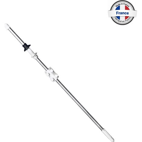 Mât Droit Traversant Pour Antenne TV Caravane TONNA - Longueur 1,6 m, Diamètre 30mm, Pour Camping Car Caravane (1/3)