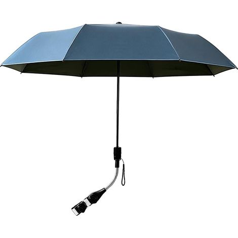 Parasol universel,Support de parasol stable,Parapluie de Chaise avec Pince Clip Portable,Convient aux chariots de golf, chaises de plage et aux vélos (1/5)