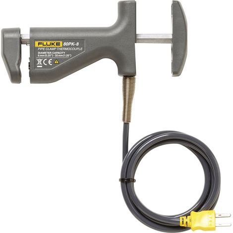 Fluke 80PK-8 Rohrfühler  -29 bis +149 °C  Fühler-Typ K