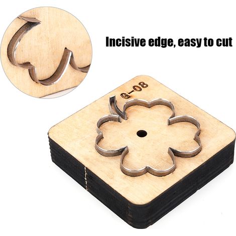 Poinçon à Cuir et Couteau de Découpe pour Travaux Manuels DIY - Outil Artisanal Modèle G-08 (1/4)