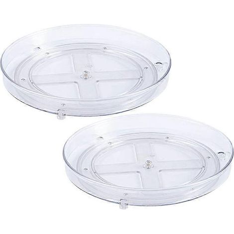 Boîte de rangement alimentaire rotative, étagère à épices rotative, idéale pour les placards de cuisine, les réfrigérateurs et les plans de travail - M (1/5)
