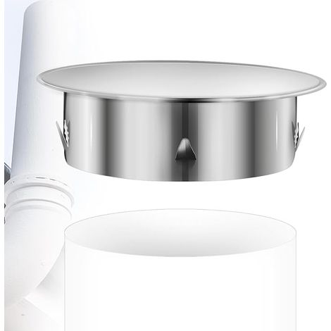 Chimney Plug 180 mm Stainless Steel Stove Pipe Cap Diameter 175 mm Depth 54 mm (1/5)