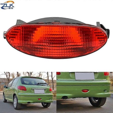 Nebelscheinwerfer-Warnleuchte mit Reflektor für die hintere Stoßstange, passend für Peugeot 206 CC SW Schrägheck 2005 2006 2007 2008, Teilenummer 6351K5--