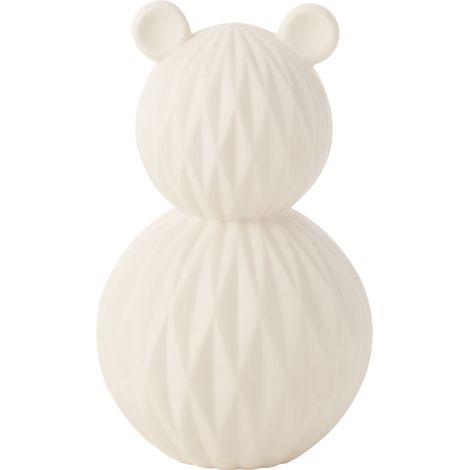 Lampe LED ours en porcelaine 22 cm (1/2)