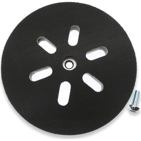 Disque à lamelles 150mm – Grain 80 pour ponçage bois dur – Compatible Bosch GEX 150, GEX 150 AC, GEX 150 Turbo – Plateau 6 trous (1/5)