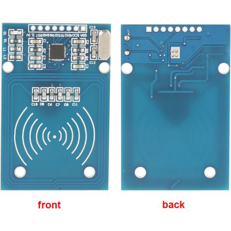 Ensemble de 5 pièces comprenant un module de capteur de carte à puce RFID, une carte vierge S50 et un porte-clés. (1/5)