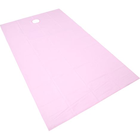 Drap de lit respirant et imperméable en fibre de polyester, couverture de massage pour salon de beauté, 200 x 115 cm, rose (1/5)