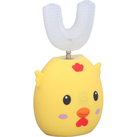 Brosse à dents électrique en U pour enfants 2-6 ans - 3 modes de nettoyage 360° pour garçons et filles