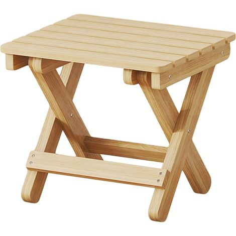 Chaise pliante à forte capacité de charge tabouret de douche en bois convient à une utilisation intérieure et extérieure. (1/5)