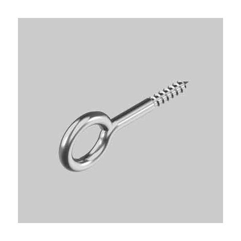 OCCHIOLO A VITE INOX 3,5x32 mm (Ø 7 mm) - 50 pezzi