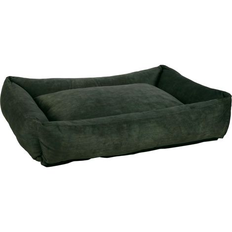 Panier Chien - Coussin Chien et Chat - Panier Vert - Panier XXL avec Fond antidérapant - 100x80x25cm