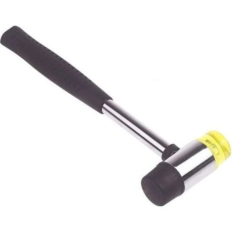 Marteau en Caoutchouc, Maillet En Caoutchouc avec Double Face Outil pour Projets De Bricolage, Artisanat, Ébéniste,Fontainebleau (1/5)