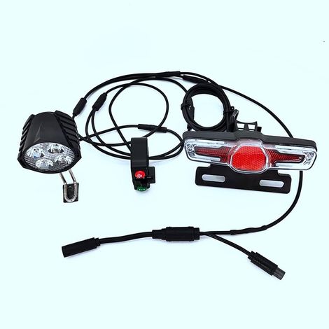 Waterproof light kit for electric bikes BBS01 BBS02 with brake and turn signals (1/5)
