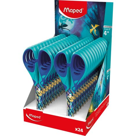 MAPED - CISEAUX DRAGON 13 CM ENFANT - REVÊTEMENT SOFT - 13 CM 464920