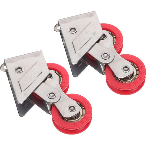 roulettes pour porte coulissante en verre poulie de fitness (1/5)
