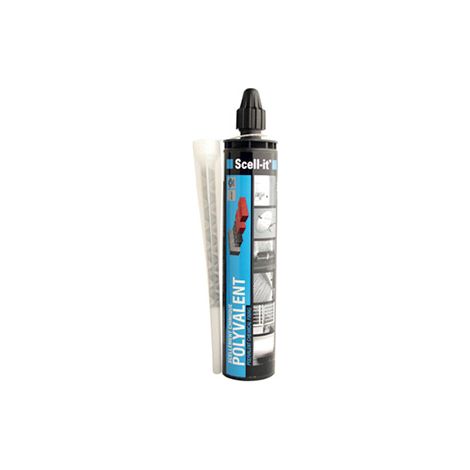 Scell-It – Kit de scellement chimique polyester 410 ml – Agrément SOCOTEC pour matériaux creux – Pour béton et maçonneries – FIRST410B