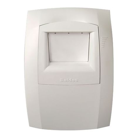 Aldes – Bouche VMC hygroréglable – Débit 10/50/120m3/h – Diamètre 125mm – Pour cuisine – Courbe L – C34 (1/2)