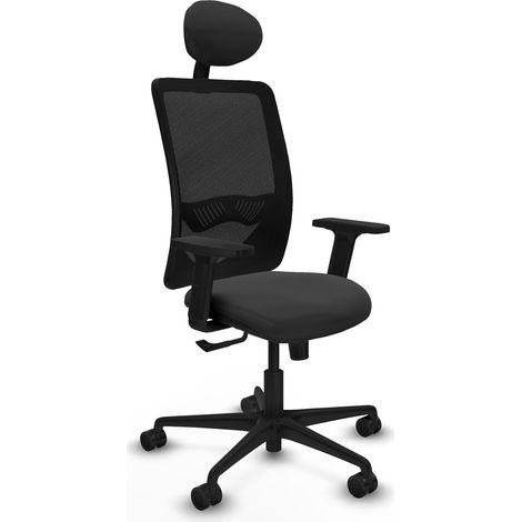 Silla de oficina piqueras y crespo Zulema negro espuma alta densidad (1/2)