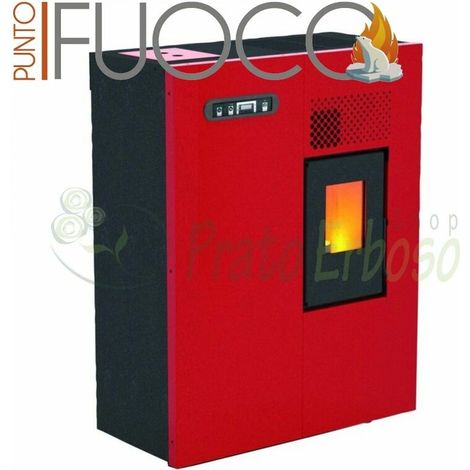 Camilla - Stufa a pellet da 4.6 Kw rossa