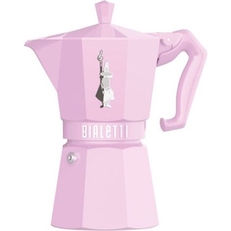 Caffettiera italiana da 3 tazze, rosa pastello - 0009063 - Bialetti