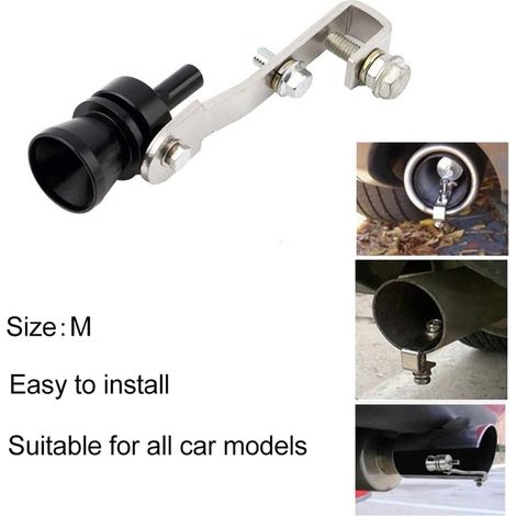 Simulateur de son turbo, sifflet, silencieux d'échappement externe modifié, sifflet de soupape de décharge, sifflet de simulateur de son de tuyau (1/5)