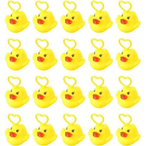 Jeu de pêche 20 pièces , canards d'eau , 7 x 6 cm , en ABS pour enfants , jouet bain , tout-petits (1/5)