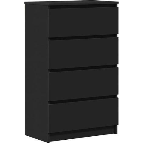 Maison Exclusive - Credenza Nera 60x35x98,5 cm in Legno Multistrato