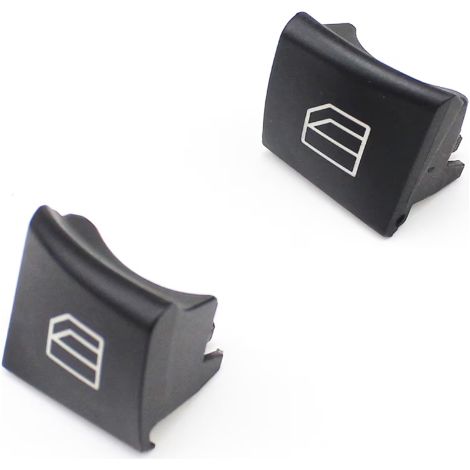 Botón de ventana 2 piezas para la puerta del conductor para Mercedes W204.