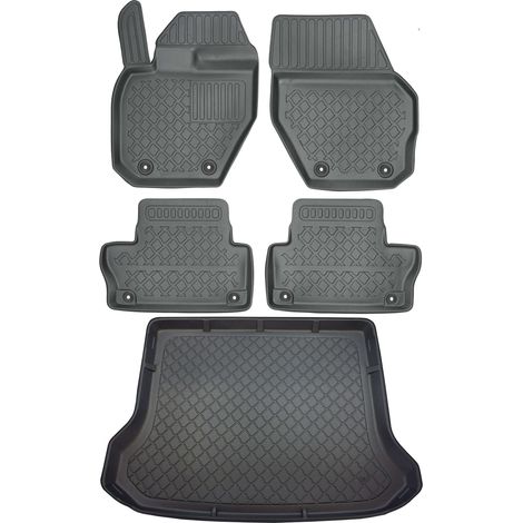 Juego de alfombrillas para coche y alfombrilla para maletero para Volvo XC60 I SUV de octubre de 2008 a junio de 2017. (1/5)
